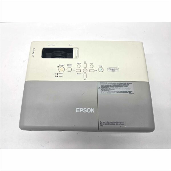 Epson EMP-83 XGA 2200 Lumens 3LCD Projector with Epson Presentation Remote Control Kit – 1656 Lamp Hours