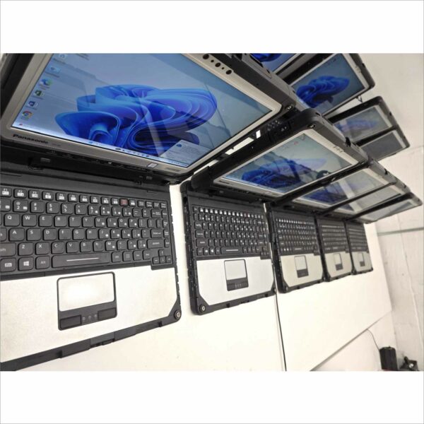 Lot 10x Panasonic Toughbook CF-33 i5 8GB 128GB Barcode Card reader Rugged Laptops