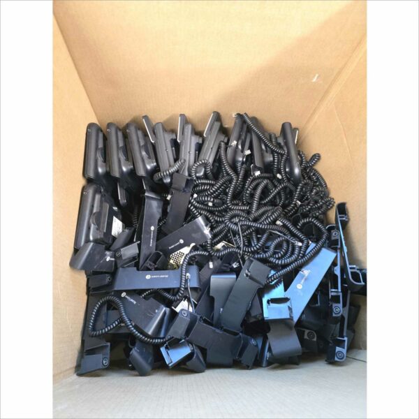Lot of around 100x Alcatel-Lucent & Cisco Desk Phones w/ Handsets, Stands & Modules
