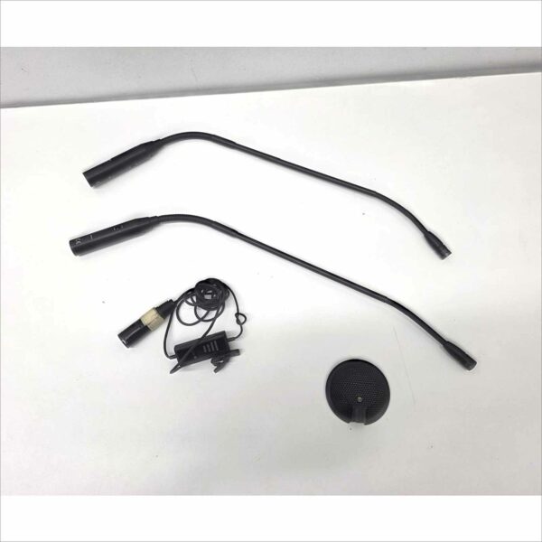 lot Audio-Technica U857QL Cardioid Condenser Quick-Mount Gooseneck Mic & AT841UG / TIE-Cup