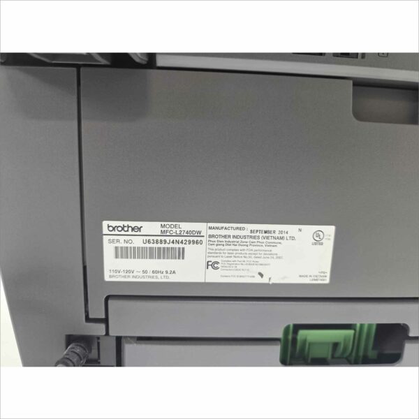Brother MFC-L2740DW Wireless Duplex Scanner Fax Copier Workgroup Printer