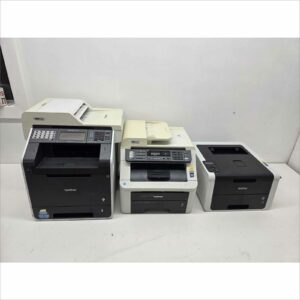 Lot of 3x Brother Printers – HL-3170CDW / MFC-9125CN / MFC-9970CDW – For Parts/Repair