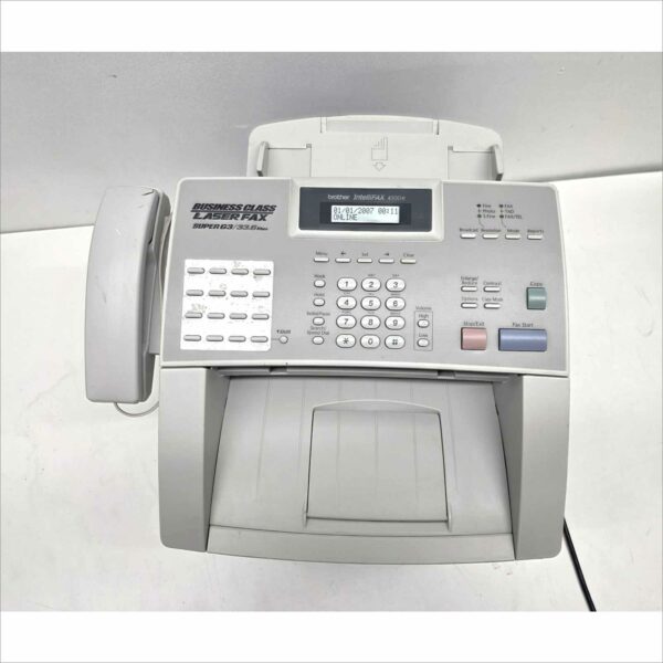 Brother IntelliFax FAX-4100e Business Class Laser FAX, Super G3/33.6Kbps