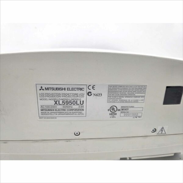 Mitsubishi XL5900LU 3 LCD Multimedia Projector