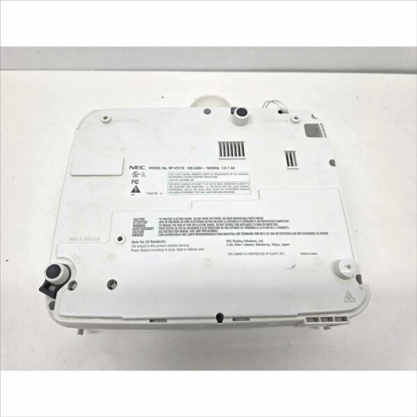 NEC NP-V311X XGA 3100 Lumens DLP Projector – 1589 Lamp Hours