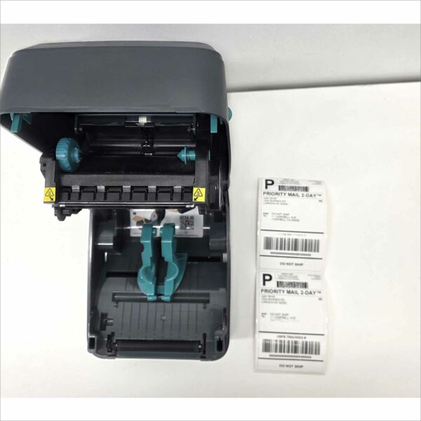 Zebra GX420t Thermal Transfer Barcode Label Printer – USB/Serial/Ethernet W/ Power Supply