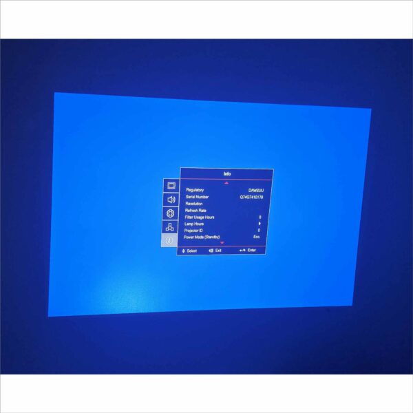 Optoma Dawsuu / DAWSSU Projector – 2663 Lamp Hours