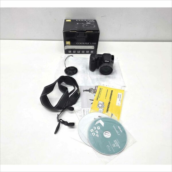 Nikon Coolpix L310 Digital Camera 21x Optical Zoom 14.1MP - Work Great
