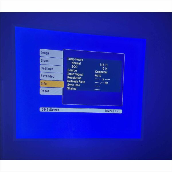 Epson PowerLite S9 H376A SVGA 2500 Lumens 3LCD Projector – 116 Lamp Hours
