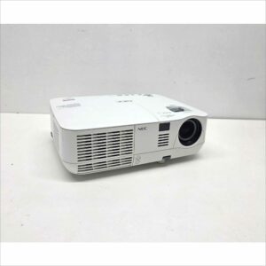 This NEC NP-V311X XGA 3100 Lumens DLP Projector – 2450 Lamp Hours is guaranteed to be in good working and physical condition with normal cosmetic wear from prior use. It was tested with the following notes from our testing technician: It powered on with no issues. Total Lamp Hours: 2450 hours. The projected image was clean and sharp as pictured. Features & Specs: Projection Technology: DLP Native Resolution: XGA (1024 × 768) Brightness: 3100 lumens Contrast Ratio: 3000:1 Aspect Ratio: 4:3 Dimensions (W × H × D): 13.6″ × 4.0″ × 10.1″ Weight: 6.4 lbs Serial Number: 4900098EA Includes: 1x NEC NP-V311X XGA 3100 Lumens DLP Projector – 2450 Lamp Hours Does Not Include: Any accessories not listed or pictured above Shipping Data: Unit dimensions (W × H × D): 13.6″ × 4.0″ × 10.1″ Unit weight: 6.4 lbs Shipping dimensions (W × H × D): 19.6″ × 10.0″ × 16.1″ Estimated shipping weight: 7 lbs
