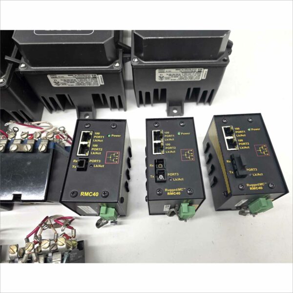Lot of Industrial Electronics – KB Genesis Adjustable Frequency Drives, RuggedCom, Potter & Brumfield, Power Supplies, and more