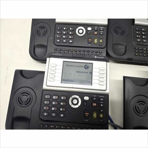 Lot of around 100x Alcatel-Lucent & Cisco Desk Phones w/ Handsets, Stands & Modules