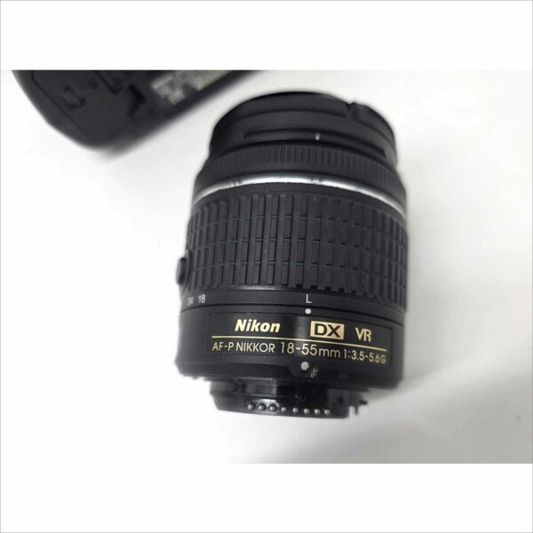 Nikon D5300 Digital Camera 24.2MP WiFi GPS FHD W/ Nikon AF-P DX NIKKOR 18-55mm f/3.5-5.6G - Work Great