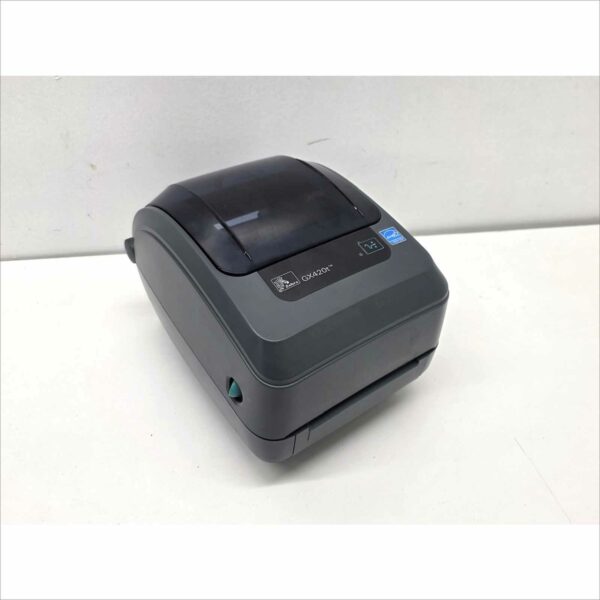 Zebra GX420t Thermal Transfer Barcode Label Printer – USB/Serial/Ethernet W/ Power Supply