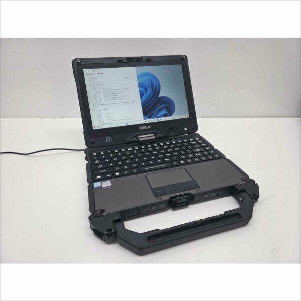 Getac V110G4 Rugged Laptop i7-7500U @ 2.7GHz 8GB RAM 128GB M.2 SSD Win11 HD Touchscreen Fingerprint