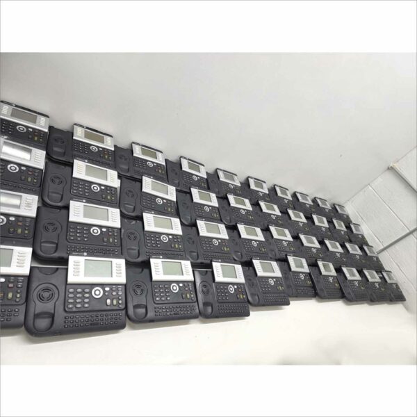 Lot of around 100x Alcatel-Lucent & Cisco Desk Phones w/ Handsets, Stands & Modules