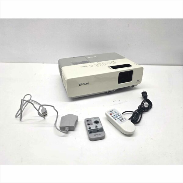 Epson EMP-83 XGA 2200 Lumens 3LCD Projector with Epson Presentation Remote Control Kit – 1656 Lamp Hours