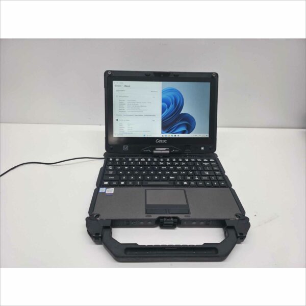 Getac V110G4 Rugged Laptop i7-7500U @ 2.7GHz 8GB RAM 128GB M.2 SSD Win11 HD Touchscreen Fingerprint