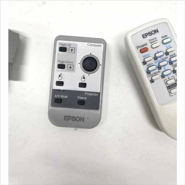 Epson EMP-83 XGA 2200 Lumens 3LCD Projector with Epson Presentation Remote Control Kit – 1656 Lamp Hours