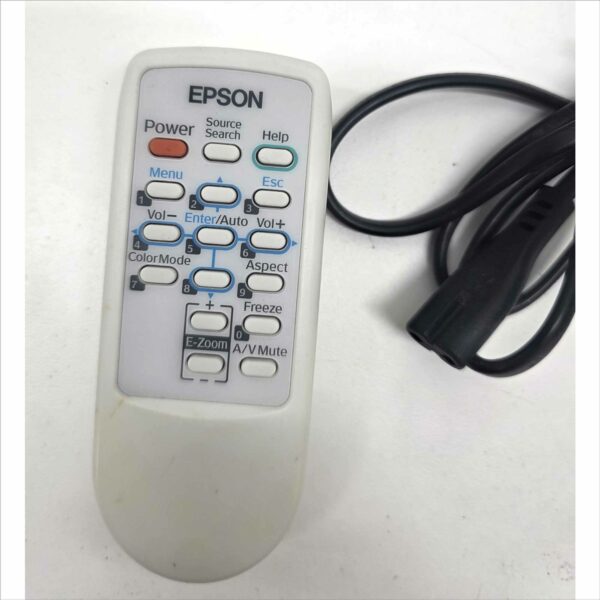 Epson EMP-83 XGA 2200 Lumens 3LCD Projector with Epson Presentation Remote Control Kit – 1656 Lamp Hours