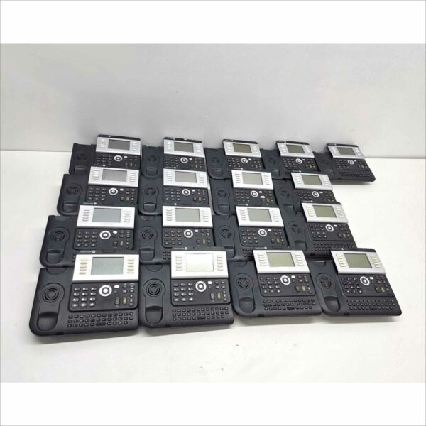 Lot of around 100x Alcatel-Lucent & Cisco Desk Phones w/ Handsets, Stands & Modules