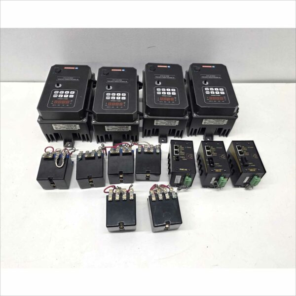 Lot of Industrial Electronics – KB Genesis Adjustable Frequency Drives, RuggedCom, Potter & Brumfield, Power Supplies, and more