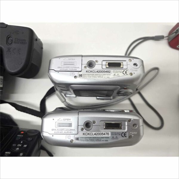 Lot 7 Digital Cameras Kodak Samsung Sony Nikon Coolpix L105/L320 CX6330 S630 E3200 MVC-FD83