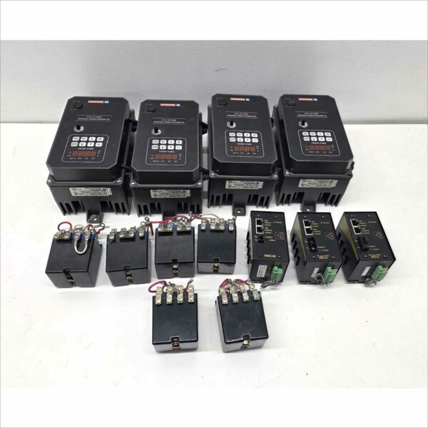 Lot of Industrial Electronics – KB Genesis Adjustable Frequency Drives, RuggedCom, Potter & Brumfield, Power Supplies, and more