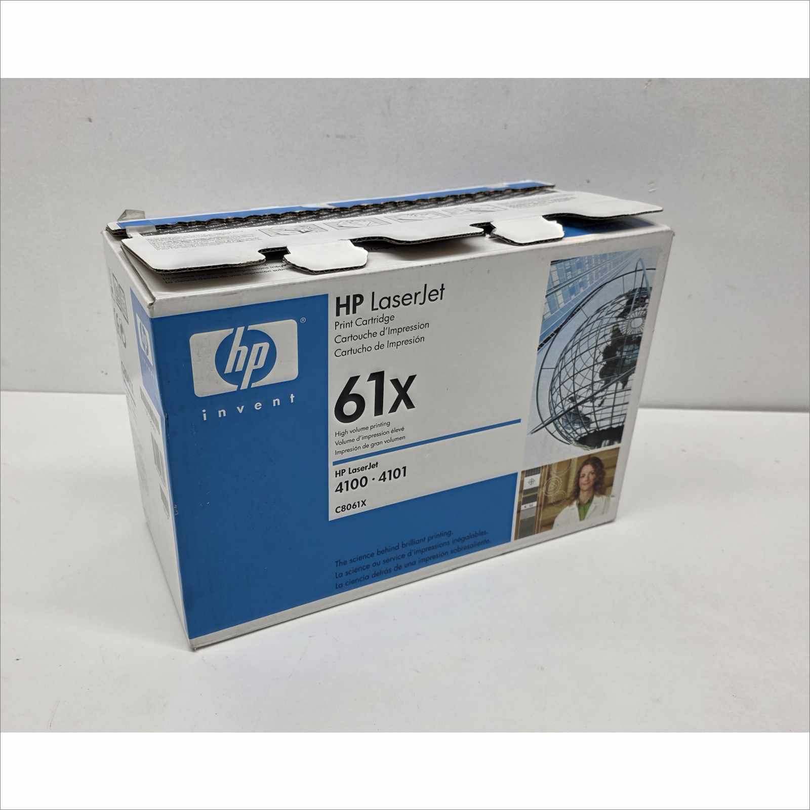 New OEM HP Color LaserJet Black Print Cartridge C8061X for HP LaserJet 4100 / 4101 Series – Sealed OEM Packaging