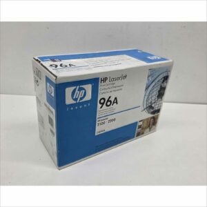 New OEM HP 96A Black Toner Cartridge C4096A for HP LaserJet 2100 / 2200 Series – Sealed OEM Packaging