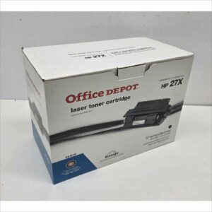 New Office Depot Compatible HP 27X (C4127X) Black Toner Cartridge for HP LaserJet 4000 / 4050 Series – Sealed Retail Packaging