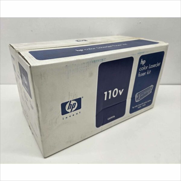 New OEM HP Color LaserJet Fuser Kit 110V C4197A for HP LaserJet 4500 / 4550 Series – Sealed OEM Packaging