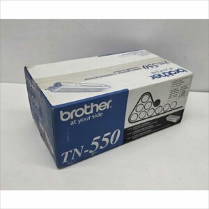 This Brother TN-550 Black Toner Cartridge is new and sealed in its original OEM packaging. The exterior box may show minor shelf wear, scuffing, or small dents from storage — see photos for exact condition. Compatible with the following Brother printers: DCP-8060, DCP-8065DN, HL-5240, HL-5250DN, HL-5250DNT, HL-5280DW, MFC-8460N, MFC-8660DN, MFC-8670DN, MFC-8860DN, and MFC-8870DW. This genuine OEM toner provides crisp black text and consistent print quality across every page. It will be packed in a slightly larger box with protective padding to ensure safe delivery and prevent additional box wear. Includes: 1x New OEM Brother TN-550 Black Toner Cartridge for DCP / HL / MFC Series (see compatible models above) Does Not Include: Anything else not listed or pictured above Shipping Data Unit box dimensions (W × H × D): 14.8″ × 4.6″ × 7.3″ (OEM packaging) Unit weight: 2.1 lbs Shipping dimensions (W × H × D): 20.8″ × 10.6″ × 13.3″ (+3″ per side for protection) Estimated shipping weight: ~2.4 lbs (unit weight × 1.15 packaging allowance) ⚠️ Condition Note: New and factory sealed. Box may show light wear from storage.