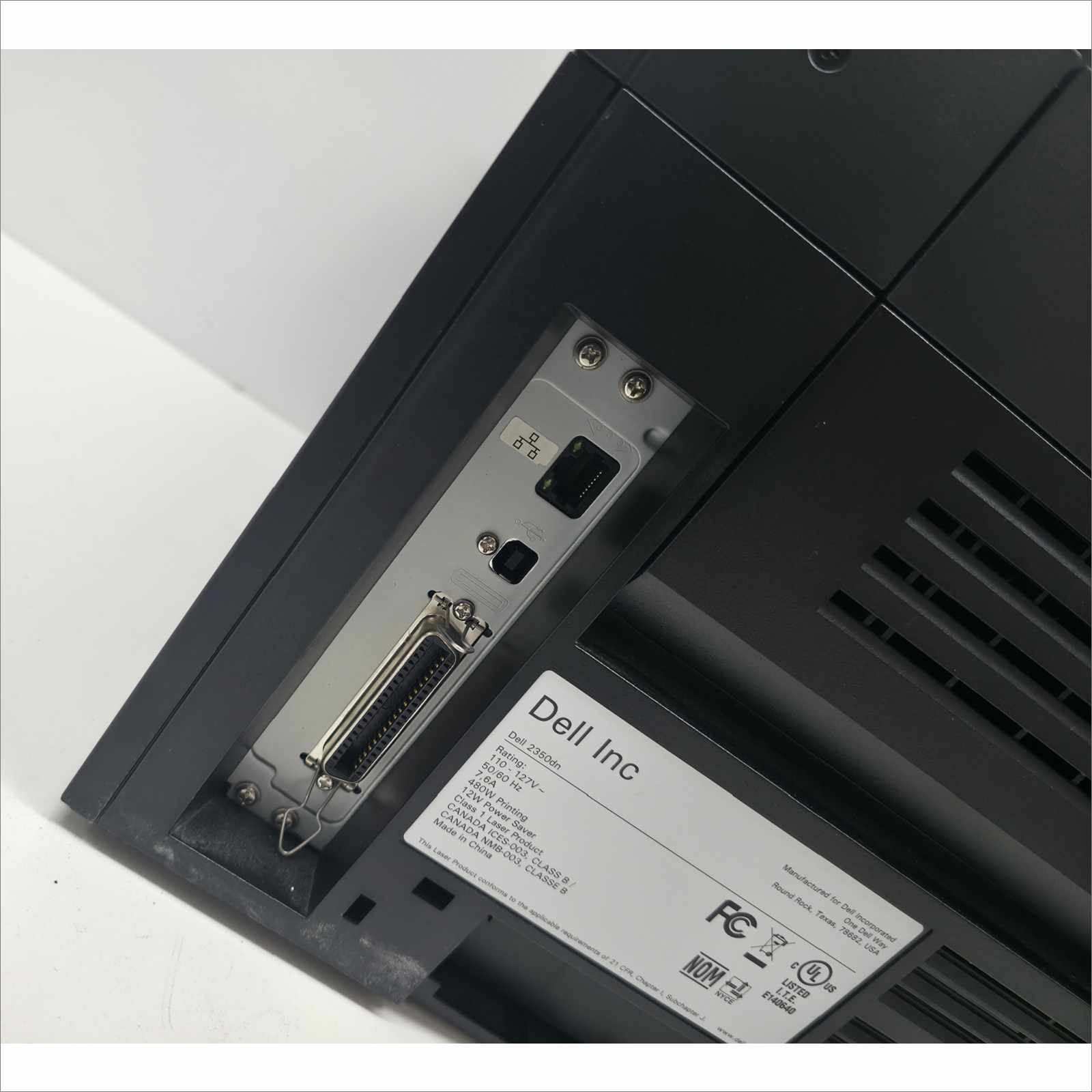 Dell 2350dn Monochrome Laser Printer 0TNW57 24K Pages Ethernet Parallel USB Tested Working