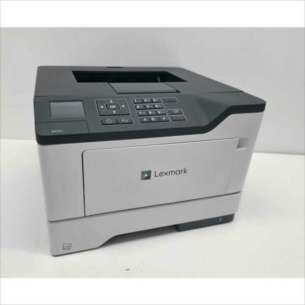 Lexmark MS521dn Monochrome Laser Printer – Page Count 57K – Tested Working