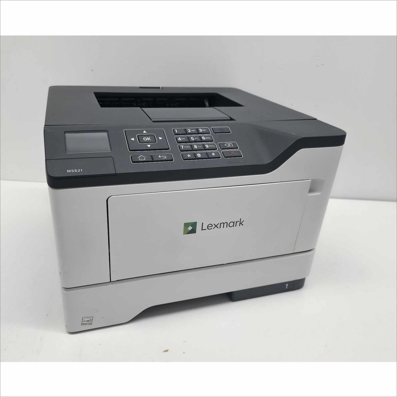 Lexmark MS521dn Monochrome Laser Printer – Page Count 57K – Tested Working