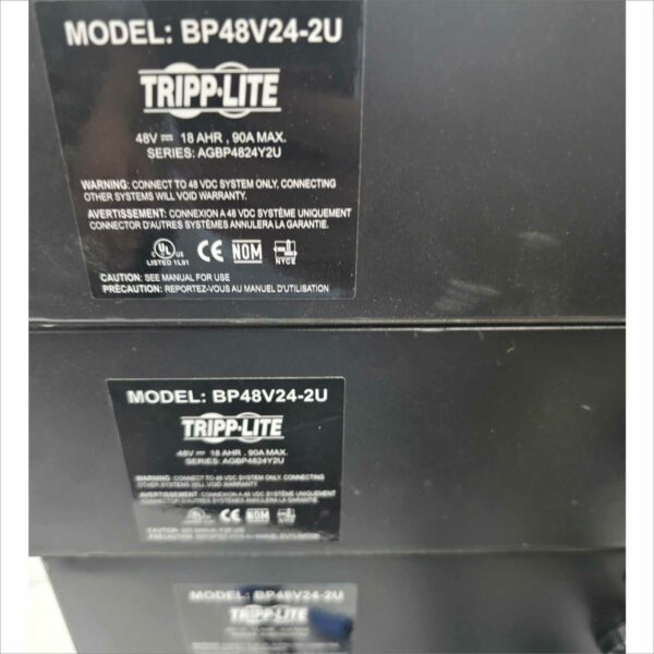 Tripp Lite BP48V24-2U External Battery Pack (Series AGBP4824U2U) – Includes All Battery Wiring & Padding (No Batteries) – Tested Working
