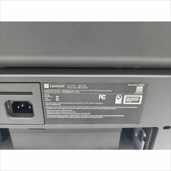 Lexmark MS621dn Monochrome Laser Printer – Page Count 73K – Tested Working