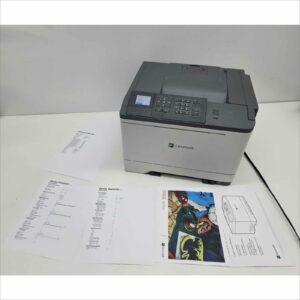 Lexmark CS521dn Color Laser Printer – Page Count 9 – Cracked Tray (Jams / Needs Replacement)