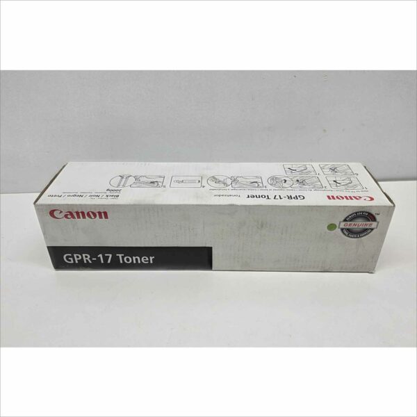 New OEM Canon GPR-17 Black Toner Cartridge 0279B003 for Canon imageRUNNER iR 5070 / 5570 / 6570 – Sealed OEM Packaging