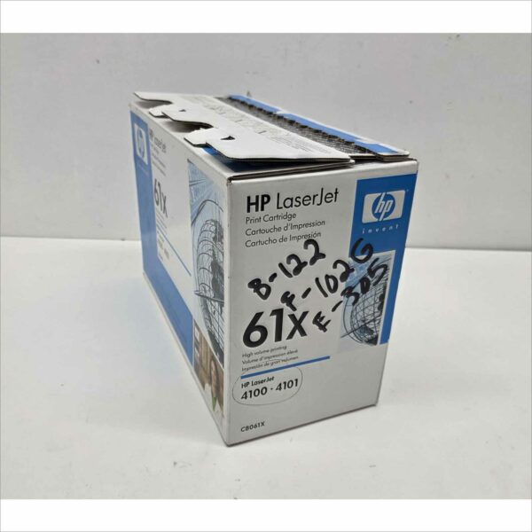 New OEM HP Color LaserJet Black Print Cartridge C8061X for HP LaserJet 4100 / 4101 Series – Sealed OEM Packaging
