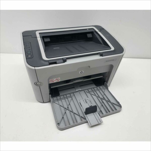 This HP LaserJet P1505n Workgroup Compact Monochrome Laser Printer (PN# CB413A) is guaranteed to be in good working and physical condition with normal cosmetic wear from prior use. It was tested with the following notes from our testing technician: Printer powered on successfully. Network and USB connections tested – data transfer verified. Print function verified (print quality as pictured). Page Count (PGC#): Not specified. Features & Specs: Model: HP LaserJet P1505n Product Number (PN#): CB413A Serial Number: VND3C40601 Printing Technology: Monochrome Laser Print Speed: Up to 24 ppm Resolution: 600 × 600 dpi (HP FastRes 1200) Processor: 266 MHz Memory: 2 MB Connectivity: USB 2.0, Ethernet Paper Input Capacity: 250 sheets Output Tray Capacity: 125 sheets Duty Cycle: Up to 8,000 pages/month Dimensions (W × H × D): 14.6″ × 9.6″ × 9.5″ Weight: 13 lbs Includes: 1x HP LaserJet P1505n Workgroup Compact Monochrome Laser Printer Does Not Include: Toner cartridge Power cable or USB cable Any other accessories not listed or pictured above Shipping Data: Unit dimensions (W × H × D): 14.6″ × 9.6″ × 9.5″ Unit weight: 13 lbs Shipping dimensions (W × H × D): 20.6″ × 15.6″ × 15.5″ Estimated shipping weight: 15 lbs ⚠️ Condition Note: Tested and functional. Toner and cables not included. ⚠️ Shipping Note: Toner cartridges are not shipped due to leakage and spill risks during transit. Buyers should install their own toner upon setup.