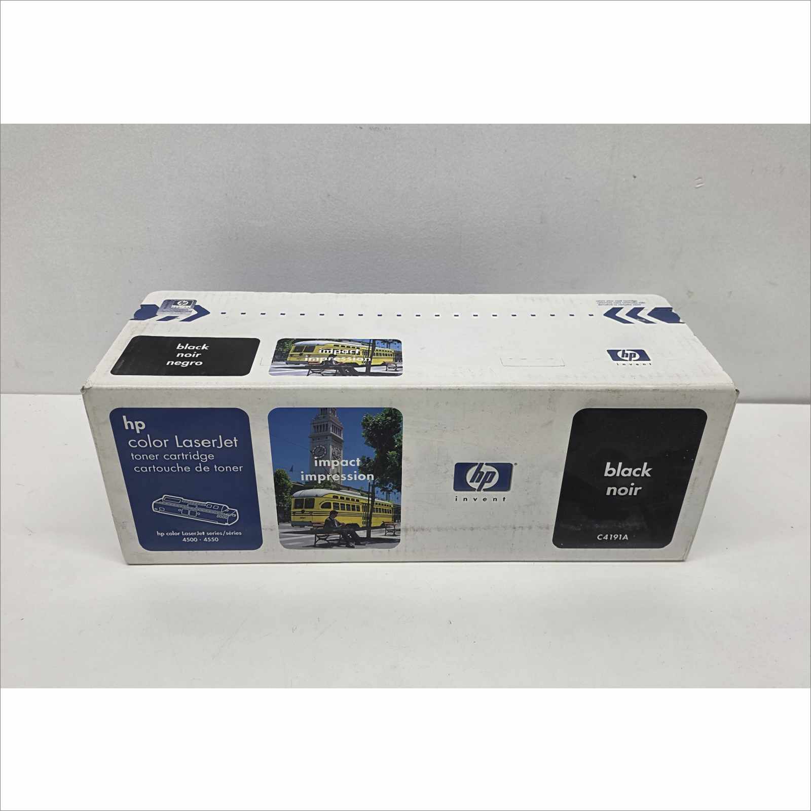New OEM HP 91A Black Toner Cartridge C4191A for HP Color LaserJet 4500 / 4550 Series – Sealed OEM Packaging