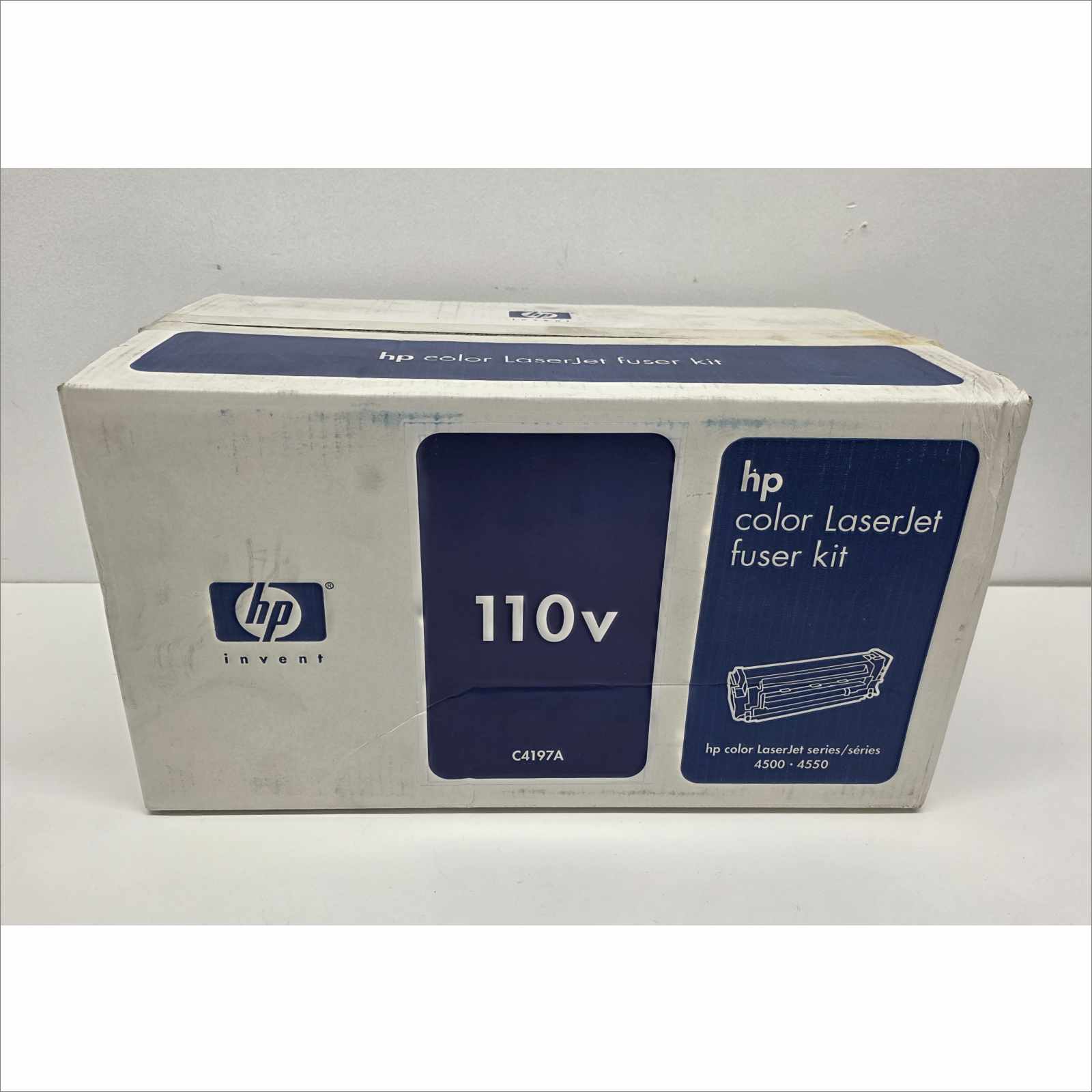 New OEM HP Color LaserJet Fuser Kit 110V C4197A for HP LaserJet 4500 / 4550 Series – Sealed OEM Packaging