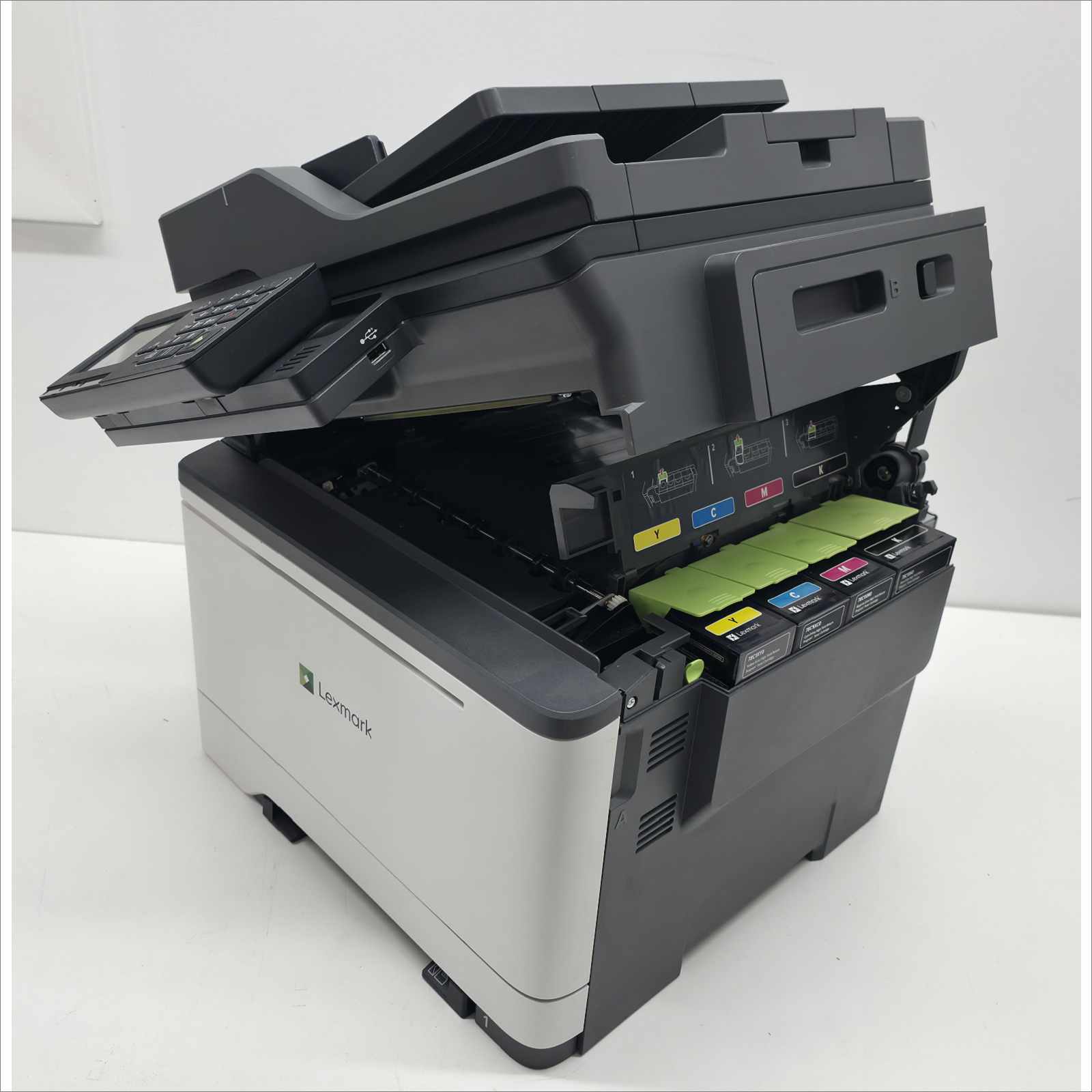 Lexmark CX522ade Color Laser Printer – Page Count 49K – Tested Working