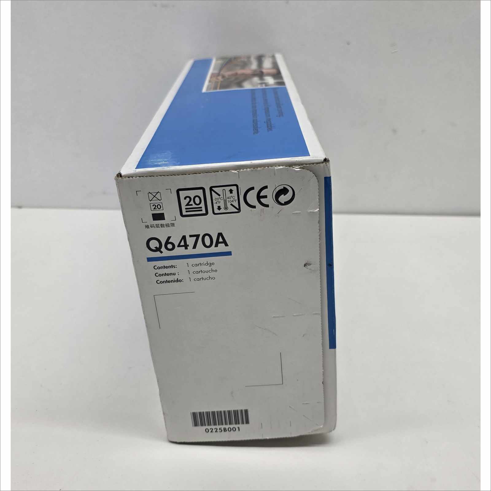 New OEM HP Color LaserJet Black Print Cartridge Q6470A for HP LaserJet CP3505 / 3600 / 3800 Series – Sealed OEM Packaging