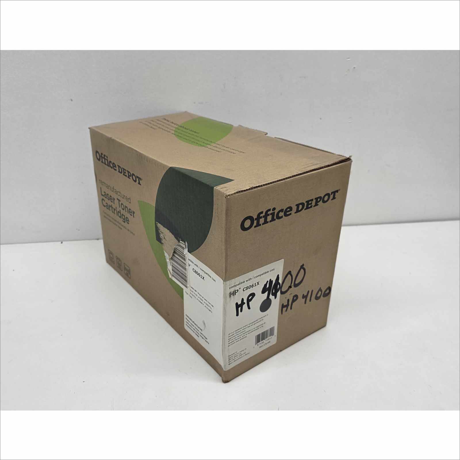 New Office Depot Compatible HP 61X (C8061X) Black Toner Cartridge for HP LaserJet 4100 / 4101 Series – Sealed Retail Packaging