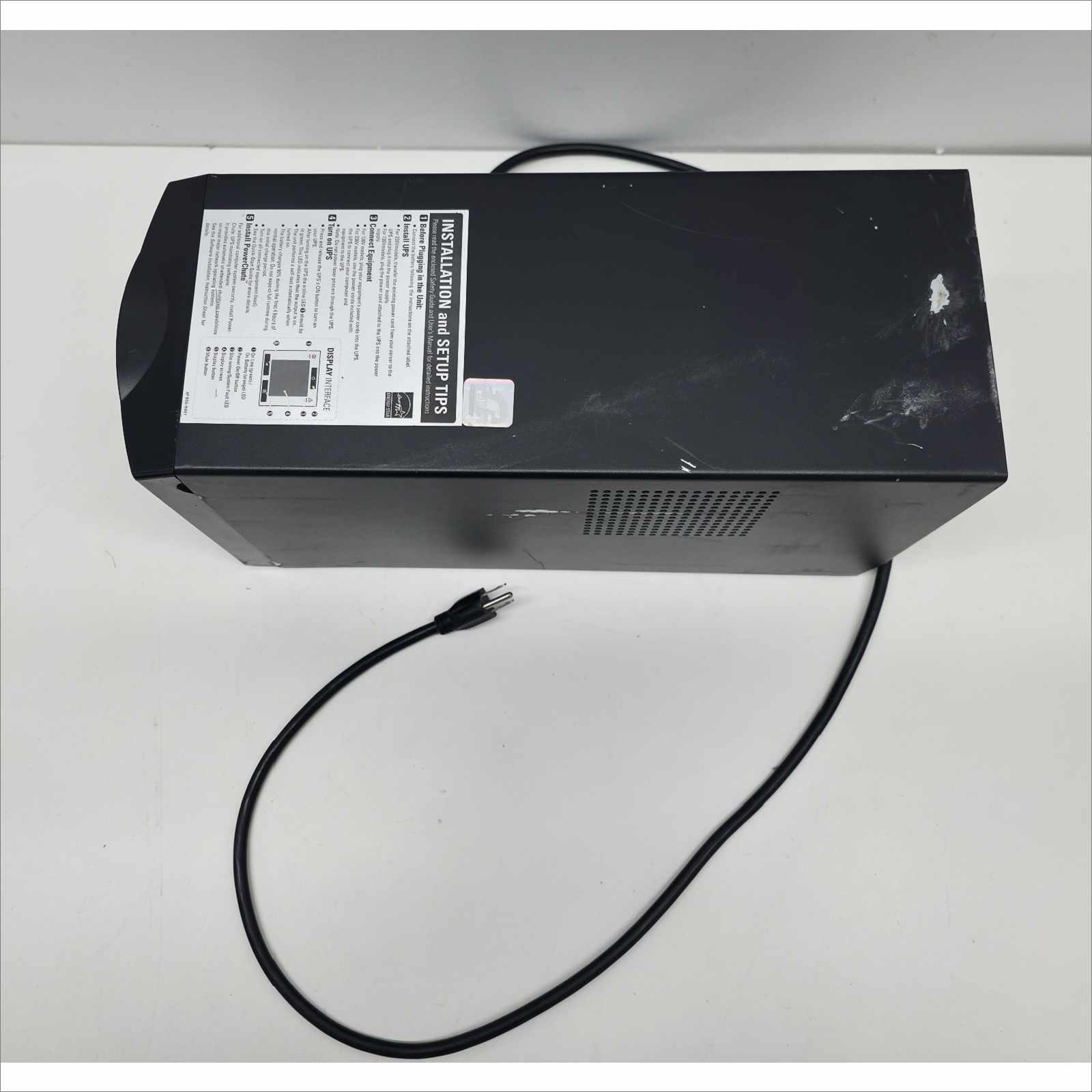 APC Smart-UPS C1500 SMC1500 Tower UPS – Includes All Battery Wiring & Padding (No Batteries) – Tested Working