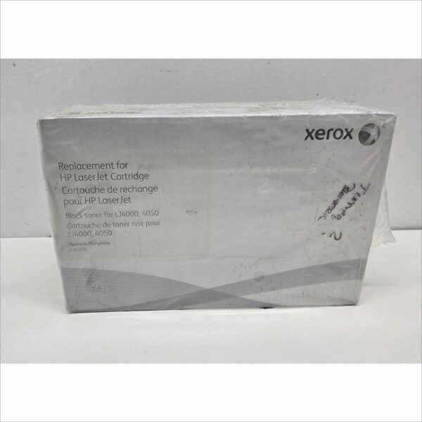 Xerox 106R02144 Black Replacement Toner Cartridge for HP LaserJet 4000 / 4050 Series (Replaces C4127X / 27X) – Sealed OEM Packaging