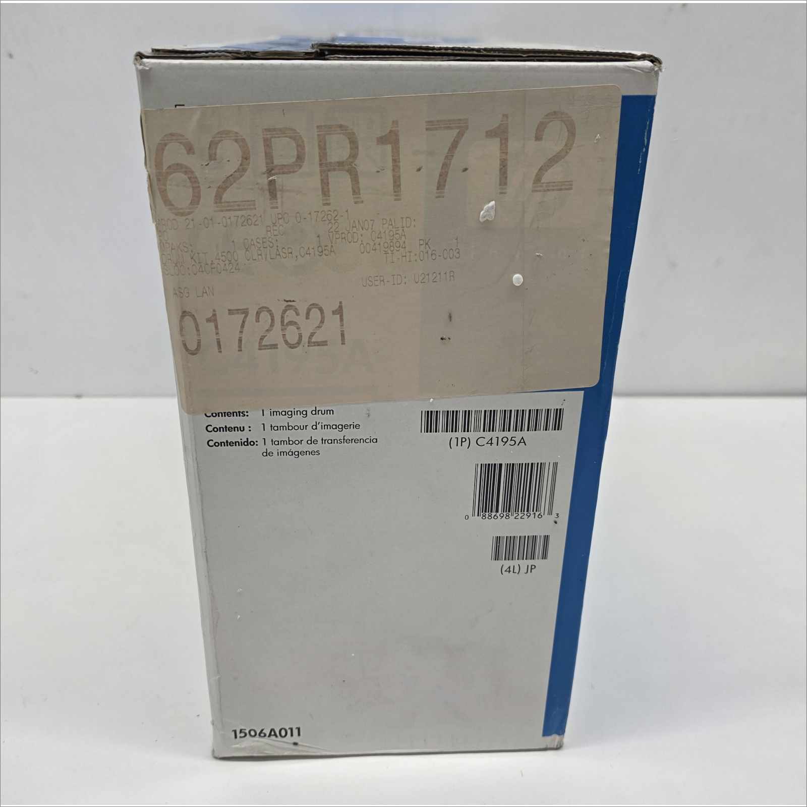 New OEM HP Color LaserJet Imaging Drum C4195A for HP Color LaserJet 4500 / 4550 Series – Sealed OEM Packaging